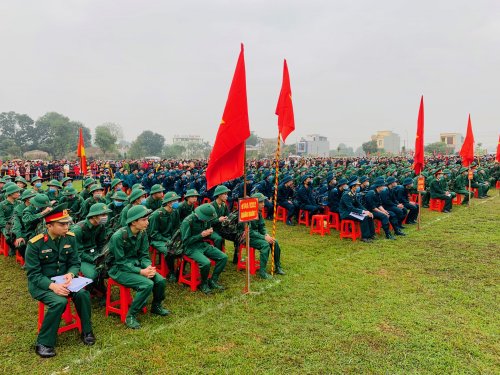các Tân binh 123Win99ok link không bị chặn lên đường nhập ngũ năm 2020.JPG