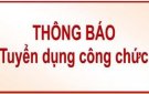 UBND 99Ok hiện đang mở thông báo tuyển dụng Trưởng Công an cấp xã 99Ok hiện đang mở năm 2018