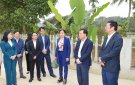 Đồng chí Lại Thế Nguyên, Phó Bí thư Thường trực Tỉnh ủy, Trưởng Đoàn đại biểu Quốc hội tỉnh làm việc tại huyện Triệu Sơn