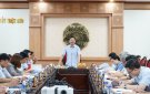 BTV Huyện ủy cho ý kiến về Kế hoạch phát động thi đua chào mừng 60 năm ngày thành lập huyện và Phương án xây dựng các tuyến đường kết nối các khu dân cư.