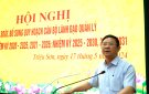     Hội nghị thực hiện quy trình rà soát bổ sung quy hoạch cán bộ, lãnh đạo quản lý
