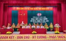 Đồng chí Lê Kim Chất, PBT thường trực Huyện ủy dự Đại hội Đảng bộ xã Xuân Thịnh nhiệm kỳ 2020-2025. 