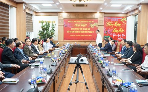 Huyện Triệu Sơn gặp mặt con em Triệu Sơn là lãnh đạo các sở, ban, ngành, cơ quan Tỉnh ủy quản lý