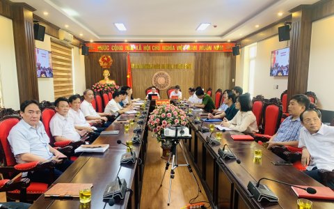 UBND tỉnh tổ chức hội nghị trực tuyến về trao đổi các giải pháp nâng cao Chỉ số hiệu quả quản trị và hành chính công( Chỉ số PAPI) năm 2023.