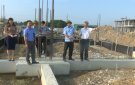 Chủ tịch UBND huyện kiểm tra tiến độ xây dựng các công trình trên địa bàn huyện