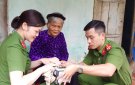 Công an huyện cấp thẻ căn cước công dân lưu động tại xã Dân Quyền