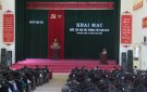 Khai mạc diễn tập khu vực phòng thủ huyện năm 2019