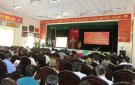 Lớp tập huấn nghiệp vụ PCCC và cứu hộ cứu nạn cho thành viên các đội Dân phòng trên địa bàn huyện.