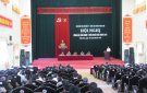 Ban dân vận Huyện ủy – Công an huyện Triệu Sơn tổ chức Hội nghị Công an lắng nghe ý kiến nhân dân năm 2019