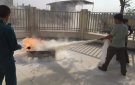 Huấn luyện nghiệp vụ phòng cháy chữa cháy chuyên sâu cho Đội trưởng, Đội phó các đội dân phòng trên địa bàn huyện Triệu Sơn năm 2020