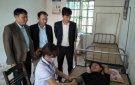Hội đồng nghĩa vụ quân sự xã Khuyến Nông tổ chức khám sơ tuyển nghĩa vụ quân sự năm 2021