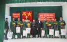 Huyện Triệu Sơn tổ chức lễ đón quân nhân xuất ngũ hoàn thành nghĩa vụ quân sự trở về địa phương năm 2021