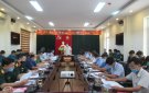 UBND huyện Triệu Sơn tổ chức Hội nghị giao nhiệm vụ diễn tập chiến đấu phòng thủ xã năm 2021