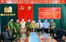 Đồng chí Bí thư Huyện ủy chúc mừng Công an huyện nhân kỷ niệm75 năm ngày truyền thống lực lượng An ninh nhân dân Việt Nam (12/7/1946 - 12/7/2021).