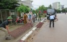 Thị trấn Triệu Sơn; xã An Nông, Hợp Tiến ra quân đợt cao điểm giải tỏa hành lang An toàn giao thông, vệ sinh môi trường