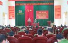 Công an huyện Triệu Sơn tổ chức Hội nghị triển khai thực hiện kế hoạch cao điểm tấn công, trấn áp tội phạm, đảm bảo ANTT Tết Nguyên đán Nhâm Dần 2022 trên địa bàn huyện