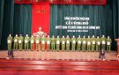 Công An huyện Triệu Sơn tổ chức Lễ công bố Quyết định tổ chức Công an xã chính quy đợt 2/ 2021.