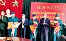 Ủy ban nhân dân huyện công bố và trao quyết định bổ nhiệm công chức Chỉ huy trưởng Quân sự cấp xã năm 2021