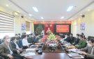 UBND huyện tổ chức Hội nghị trực tuyến tổng kết công tác Quốc phòng, An ninh năm 2021, triển khai nhiệm vụ Quốc phòng, An ninh năm 2022