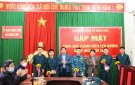 Xã Minh Sơn gặp mặt động viên và trao quà cho thanh niên trúng tuyển nghĩa vụ quân sự năm 2022.