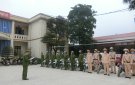 Công an huyện Triệu Sơn ra quân cao điểm kiểm tra xử lý các hành vi vi phạm về tải trọng, kích thước thành thùng của phương tiện vận tải hàng hóa.