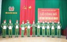 Công an huyện tổ chức Lễ công bố Quyết định tổ chức Công an xã chính quy