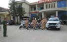 Công an Triệu Sơn ra quân thực hiện Cao điểm kiểm tra, xử lý các hành vi vi phạm pháp luật về trật tự an toàn giao thông