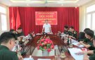 Đảng ủy Quân sự huyện Triệu Sơn: Hội nghị ra nghị quyết lãnh đạo thực hiện nhiệm vụ 6 tháng cuối năm 2022