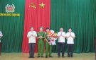 Lãnh đạo huyện thăm và chúc mừng Công an Triệu Sơn nhân 77 năm ngày truyền thống ngành Công an nhân dân