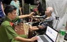 Công an huyện Triệu Sơn làm việc xuyên nghỉ lễ cấp Căn cước công dân.