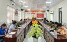 Hội nghị giao ban công tác đảm bảo an ninh khối trường THPT trên địa bàn huyện