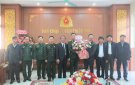Thường trực Huyện ủy chúc mừng Ban CHQS huyện nhân ngày truyền thống Quân đội nhân dân Việt Nam 22/12