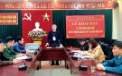 UBND huyện khai mạc kỳ xét tuyển công chức Chỉ huy trưởng quân sự cấp xã 