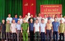 Xã Khuyến Nông tổ chức ra mắt lực lượng tham gia bảo vệ an ninh trật tự ở cơ sở  