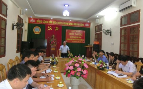 Hội nghị sơ kết công tác nội chính và phòng chống tham nhũng 6 tháng đầu năm 2018.