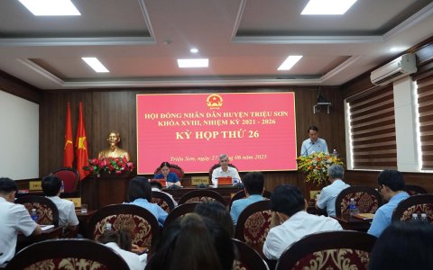  Kỳ họp thứ 26 (Kỳ họp chuyên đề) HĐND 99Ok hiện đang mở khóa XVIII, nhiệm kỳ 2021 - 2026