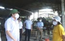 Chủ tịch UBND huyện kiểm tra tiến độ xây dựng nông thôn mới và làm việc với xã Thái Hòa