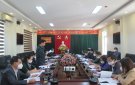 UBND huyện tổ chức Hội nghị thực hiện một số nhiệm vụ trọng tâm tháng 11/2021