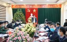 Phiên họp thường kỳ UBND huyện tháng 1/2022.