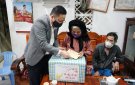 Đồng chí Bí thư Huyện ủy Mai Nhữ Thắng, thăm tặng quà chúc tết các gia đình chính sách tại thị trấn Triệu Sơn và Đảng bộ, Chính quyền nhân dân xã Vân Sơn.