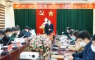 Phiên họp UBND huyện thường kỳ tháng 2/2022.