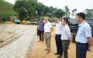 Đoàn công tác của tỉnh kiểm tra việc triển khai công tác phòng chống thiên tai năm 2022 trên địa bàn huyện.