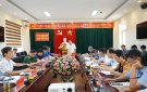 Phiên họp thường kỳ UBND huyện tháng 8/2022.