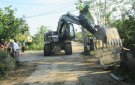 Lan tỏa phong trào hiến đất mở rộng đường giao thông tại thị trấn Nưa