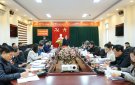         Phiên họp thường kỳ UBND huyện tháng 12 năm 2022