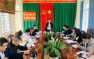 Giao ban cụm số 3 tại xã Nông Trường.