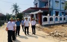 Bí thư Huyện ủy, kiểm tra thực hiện Nghị quyết 12 của Ban chấp hành Đảng bộ huyện .