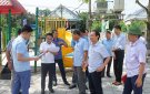 UBND huyện khảo sát các công trình dự kiến đầu tư từ nguồn ngân sách huyện hỗ trợ xã về đích NTM nâng cao năm 2023