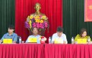 Tiếp xúc cử tri trước kỳ họp thứ 12, HĐND huyện khóa XVIII của Đại biểu HĐND huyện. 