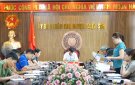 Ban pháp chế  HĐND huyện thẩm tra các báo cáo chuẩn bị cho kỳ họp thứ 12 HĐND huyện